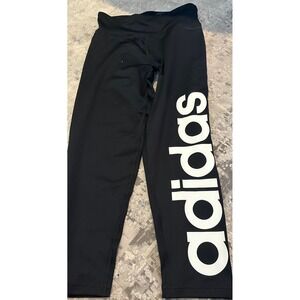 Adidas Women‎ Size S Black CLIMALITE 3/4 Tight Training Pants Leggings New
